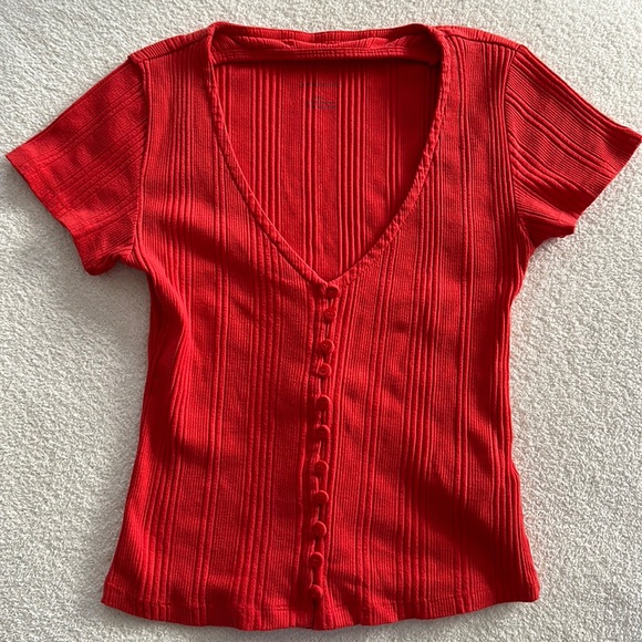 Anthropologie Tops - Anthropologie MIKA Ribbed Blouse